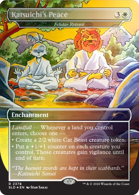 Magic the Gathering: Secret Lair Featuring: Stan Sakai (Traditional Foil Edition) Card Game Wizards of the Coast