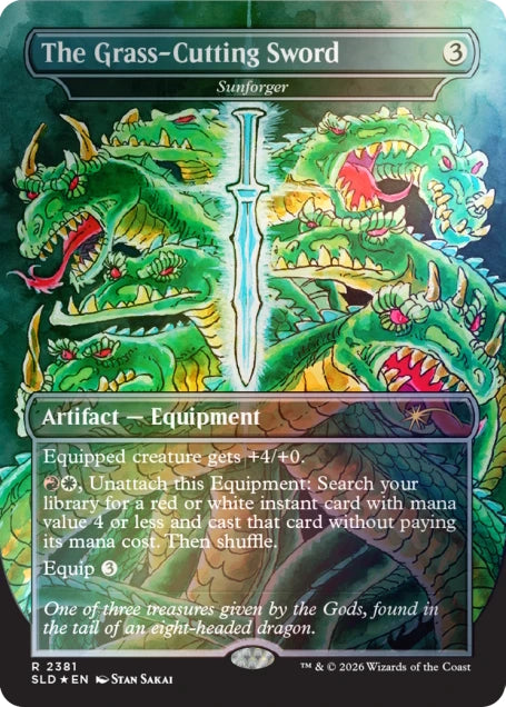 Magic the Gathering: Secret Lair Featuring: Stan Sakai (Traditional Foil Edition) Card Game Wizards of the Coast