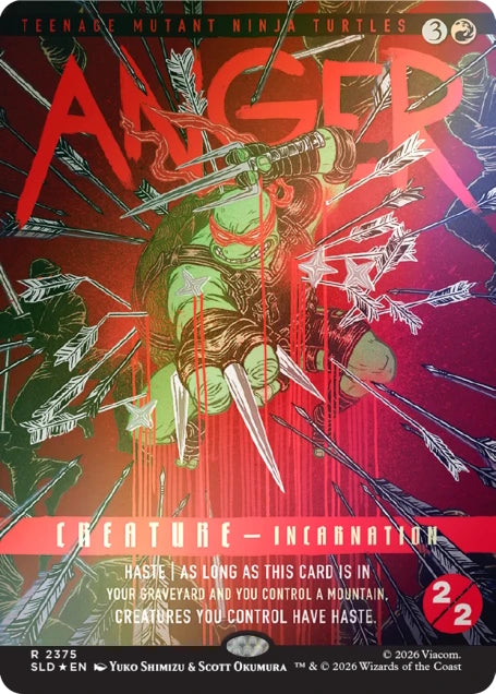 Magic the Gathering: Secret Lair x Teenage Mutant Ninja Turtles - The Last Ronin (Traditional Foil Edition) Card Game Wizards of the Coast