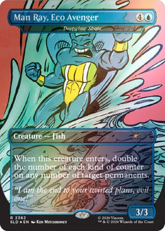 Magic the Gathering: Secret Lair x Teenage Mutant Ninja Turtles - The Mighty Mutanimals (Traditional Foil Edition) Card Game Wizards of the Coast