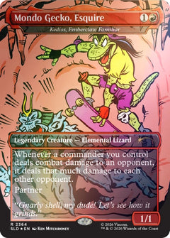 Magic the Gathering: Secret Lair x Teenage Mutant Ninja Turtles - The Mighty Mutanimals (Traditional Foil Edition) Card Game Wizards of the Coast