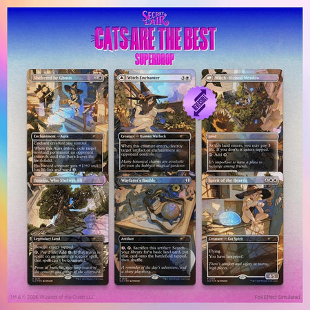 Magic: the Gathering TCG: Secret Lair - Witch's Familiar (Traditional Foil Edition) Card Game Wizards of the Coast