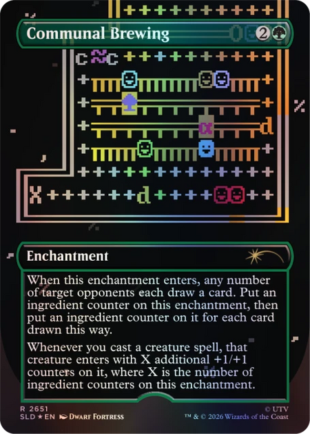 Magic: the Gathering TCG: Secret Lair x Dwarf Fortress - Create New World (Traditional Foil Edition) Card Game Wizards of the Coast