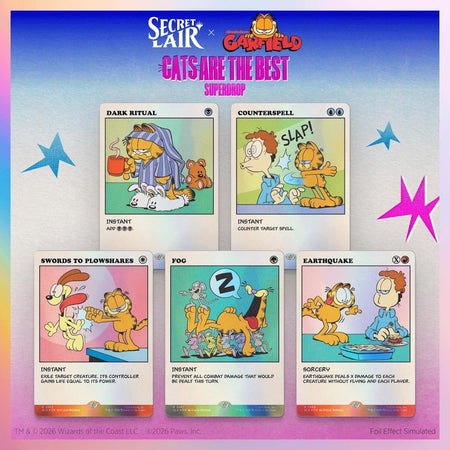 Magic: the Gathering TCG: Secret Lair x Garfield - As Intended (Traditional Foil Edition) Card Game Wizards of the Coast