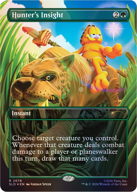 Magic: the Gathering TCG: Secret Lair x Garfield - Our Only Thought Is To Entertain You (Traditional Foil Edition) Card Game Wizards of the Coast