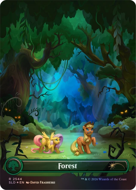 Magic: the Gathering TCG: Secret Lair x My Little Pony - The Lands of Equestria (Traditional Foil Edition) Card Game Wizards of the Coast