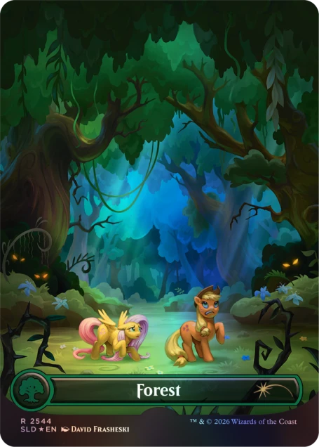 Magic: the Gathering TCG: Secret Lair x My Little Pony - The Lands of Equestria (Traditional Foil Edition)