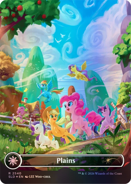 Magic: the Gathering TCG: Secret Lair x My Little Pony - The Lands of Equestria (Traditional Foil Edition)