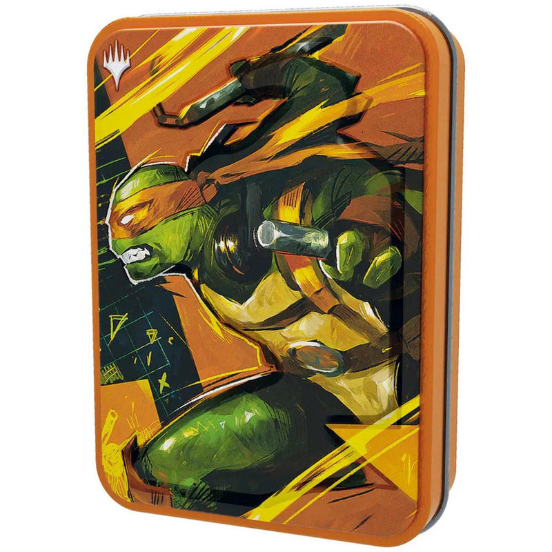 Magic The Gathering TCG: Teenage Mutant Ninja Turtles Tins Display Box (10 Tins) Card Game Wizards of the Coast