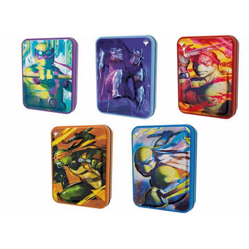 Magic The Gathering TCG: Teenage Mutant Ninja Turtles Tins Display Box (10 Tins) Card Game Wizards of the Coast