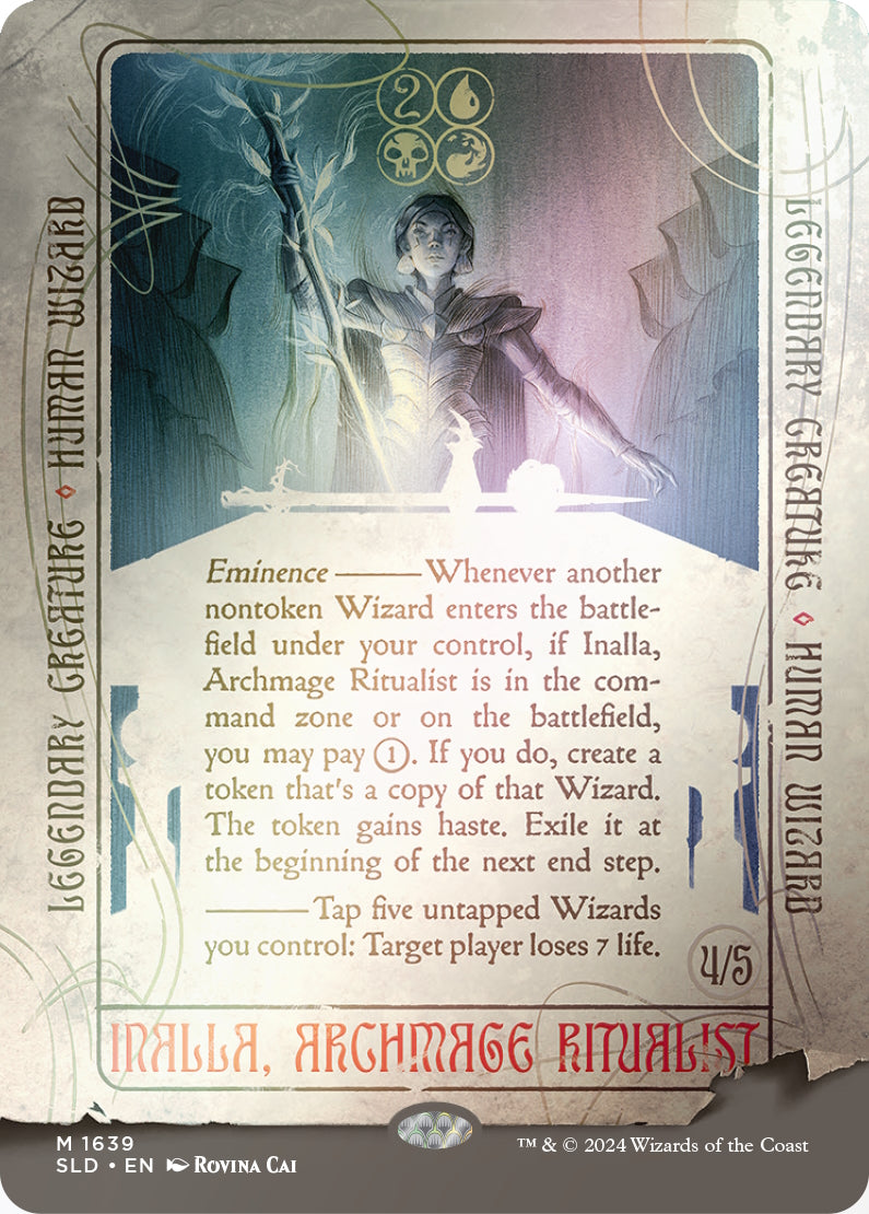 Magic the Gathering: Secret Lair Artist Series: Rovina Cai - Rainbow Foil Card Game Wizards of the Coast   