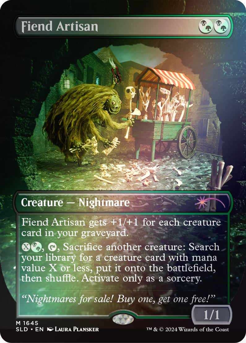 Magic the Gathering: Secret Lair Diabolical Dioramas - Rainbow Foil Card Game Wizards of the Coast   