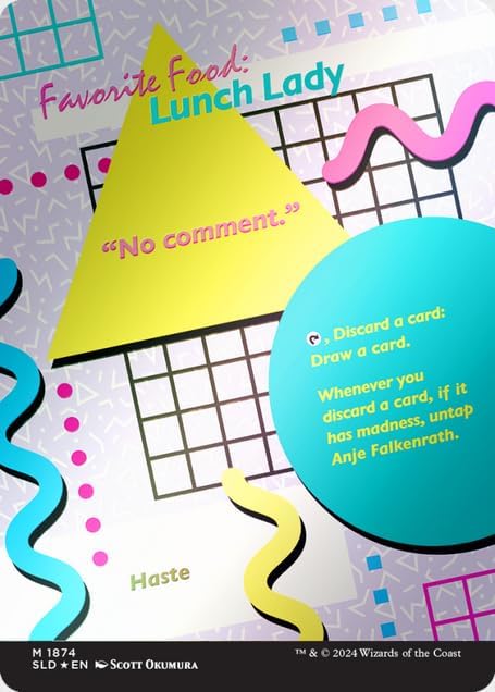 Magic the Gathering Secret Lair - Secret Lair High: Class of 87 - Rainbow Foil Card Game Wizards of the Coast