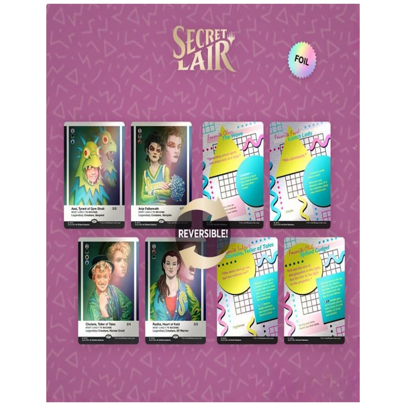 Magic the Gathering Secret Lair - Secret Lair High: Class of 87 - Rainbow Foil Card Game Wizards of the Coast