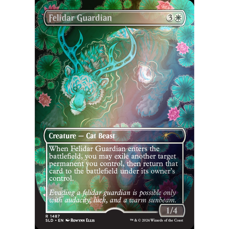 Magic the Gathering: Secret Lair The Beauty of the Beasts - Foil Card Game Wizards of the Coast   
