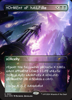 Magic the Gathering: Secret Lair sAnS mERcY - Foil Card Game Wizards of the Coast   