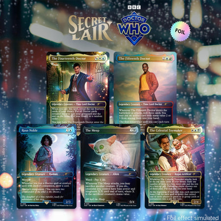 Magic: The Gathering Secret Lair x Doctor Who: Regeneration - Foil Card Game Wizards of the Coast   