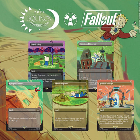 Magic the Gathering: Secret Lair x Fallout: Points of Interest Card Game Wizards of the Coast   