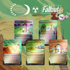 Magic the Gathering: Secret Lair x Fallout: Points of Interest - Rainbow Foil Card Game Wizards of the Coast   