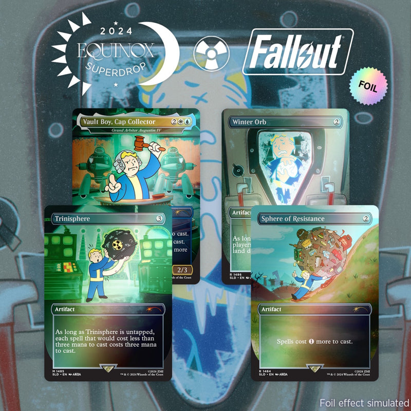 Magic the Gathering: Secret Lair x Fallout: Vault Boy - Rainbow Foil Card Game Wizards of the Coast   