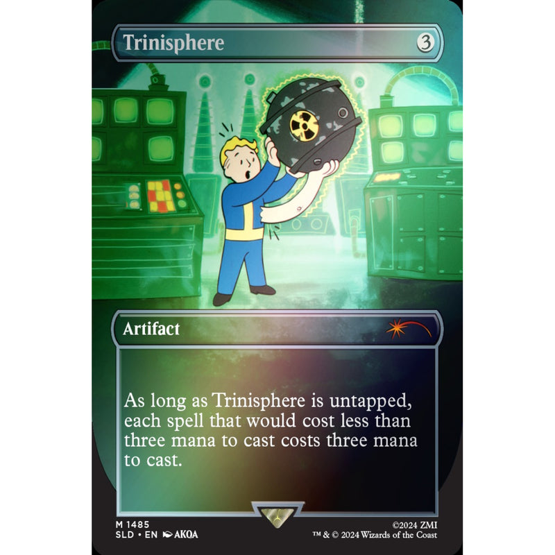 Magic the Gathering: Secret Lair x Fallout: Vault Boy - Rainbow Foil Card Game Wizards of the Coast   