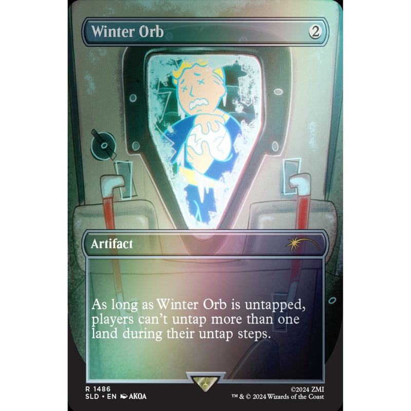 Magic the Gathering: Secret Lair x Fallout: Vault Boy - Rainbow Foil Card Game Wizards of the Coast   