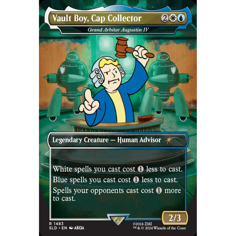 Magic the Gathering: Secret Lair x Fallout: Vault Boy Card Game Wizards of the Coast   