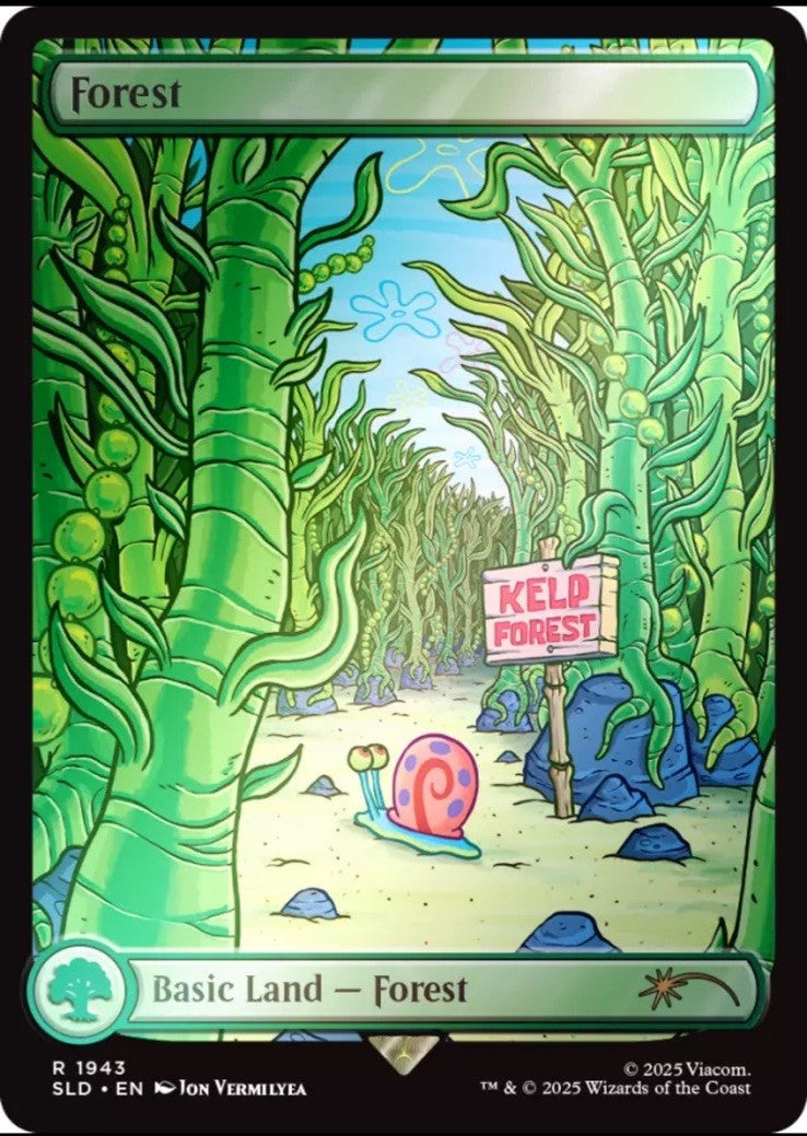 Magic the Gathering Secret Lair SpongeBob Lands Under the Sea