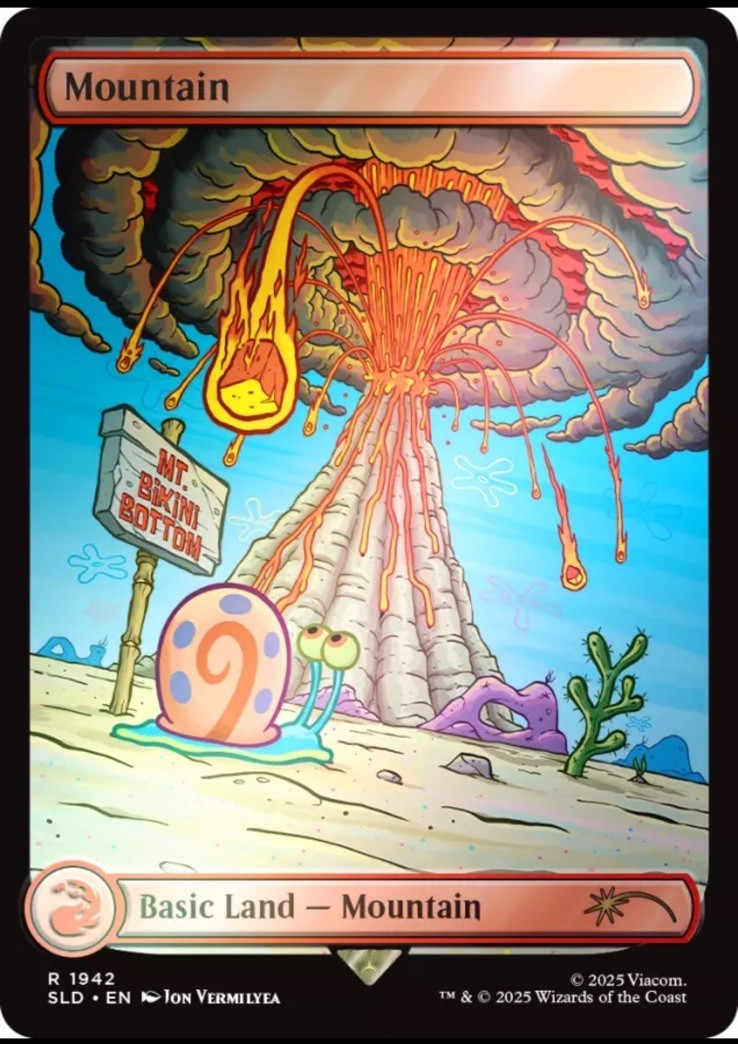 Magic the Gathering Secret Lair SpongeBob Lands Under the Sea