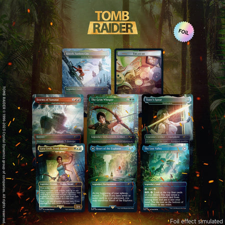 Magic the Gathering: Secret Lair x Tomb Raider - Foil Card Game Wizards of the Coast   