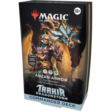 Magic the Gathering TCG: Tarkir Dragonstorm Commander Deck - Abzan Armor Card Game Wizards of the Coast