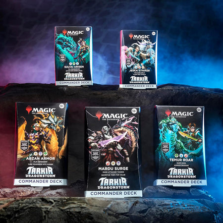 Magic the Gathering TCG: Tarkir Dragonstorm Commander Decks - Set of 5 Decks Card Game Wizards of the Coast