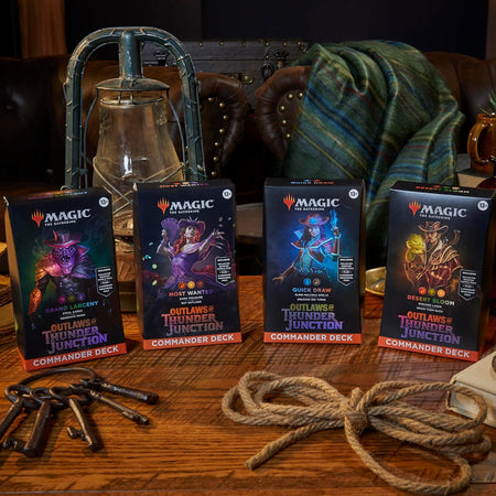 Magic: The Gathering TCG: Outlaws of Thunder Junction Commander Deck Bundle (All 4 Decks) Card Game Wizards of the Coast