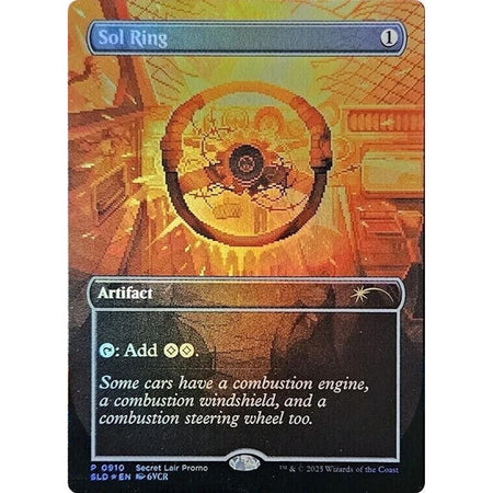 Magic: the Gathering TCG: Secret Lair Winter Superdrop 2025 Promo Sol Ring (Foil) Card Game Wizards of the Coast