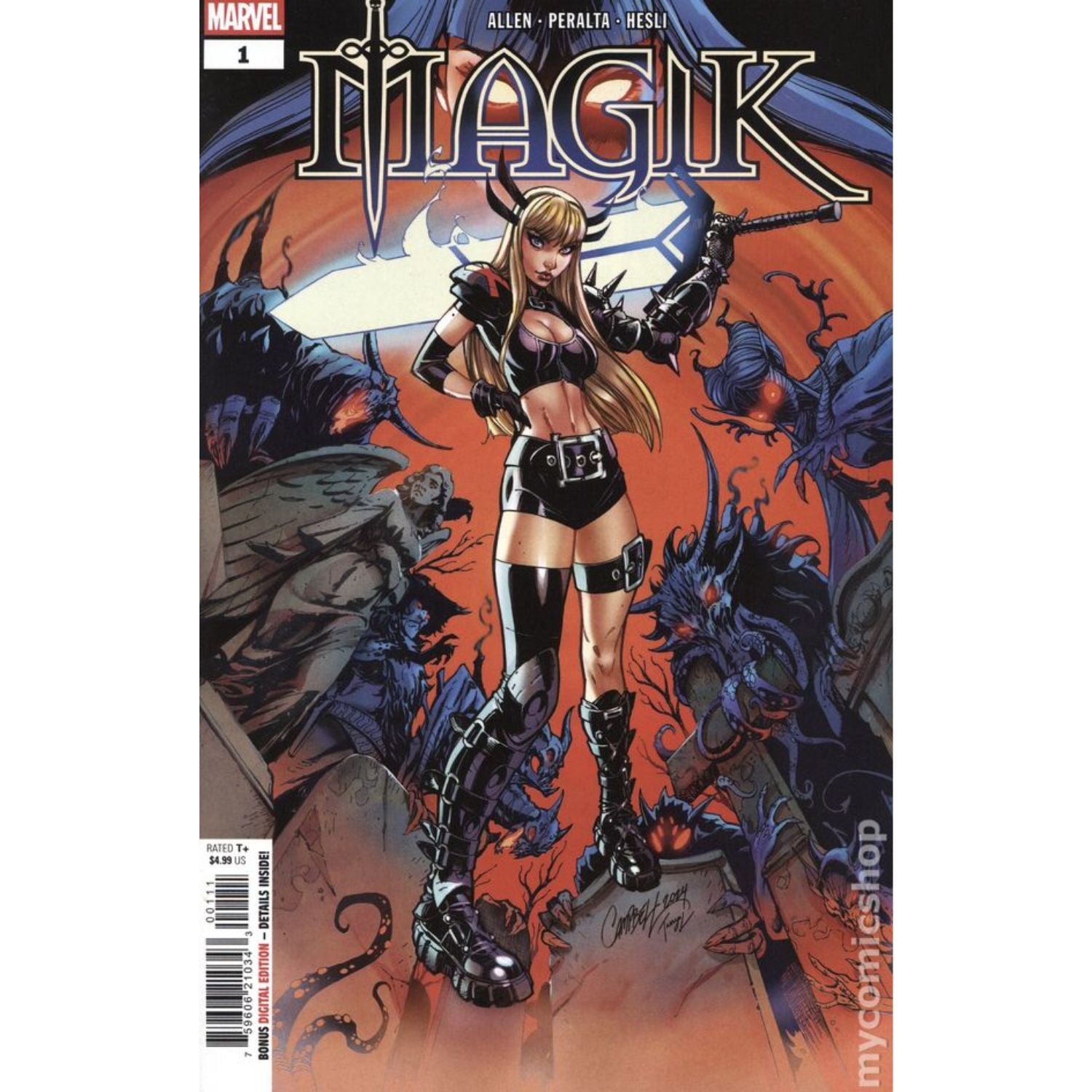 MAGIK: #1 [J Scott Campbell CVR A] 2025 Comics Marvel Comics