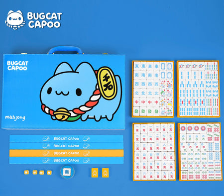 Bugcat Capoo: Lucky Capoo Mahjong Set Board Game Bugcat Capoo