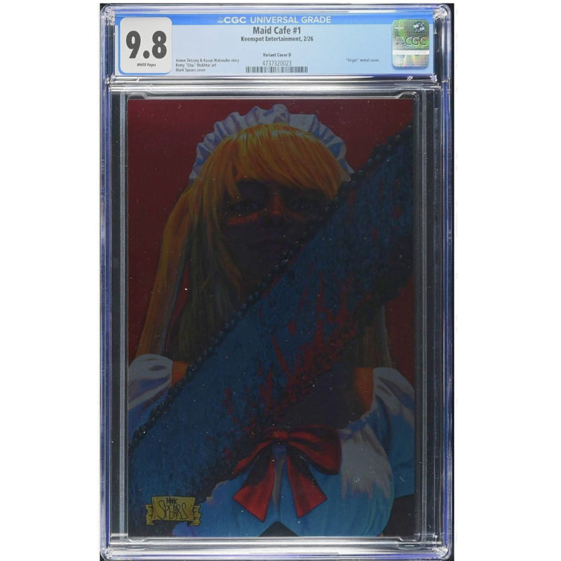 Maid Cafe: #1 [Mark Spears CGC 9.8 Metal CVR D - 1:90] 2026
