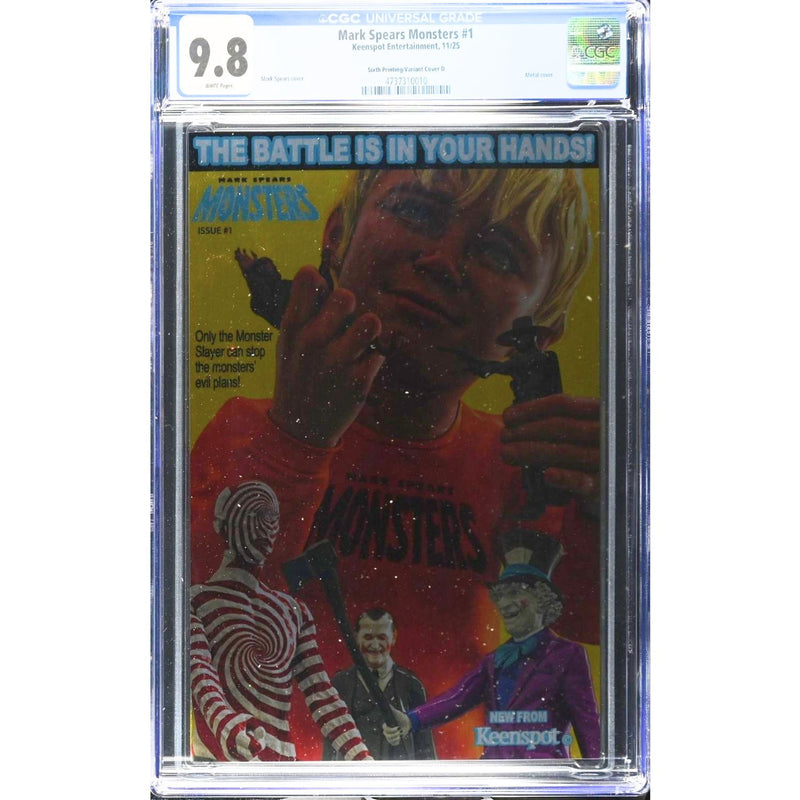 Mark Spears Monsters: #1 [Mark Spears CGC 9.8 6th Printing Metal CVR D - 1:100] 2025