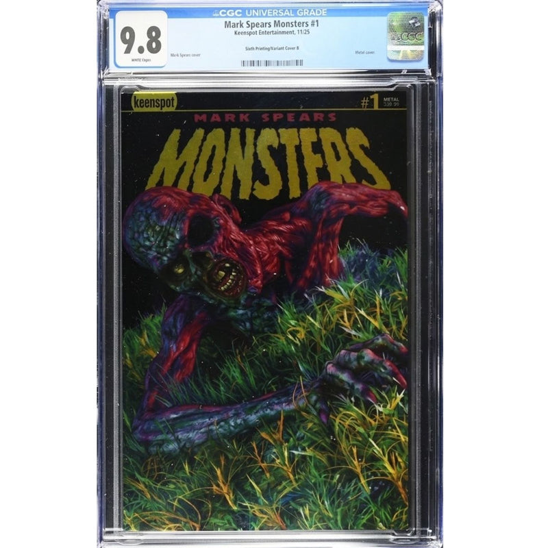 Mark Spears Monsters: #1 [Mark Spears 6th Printing CGC 9.8 Metal CVR B] 2025