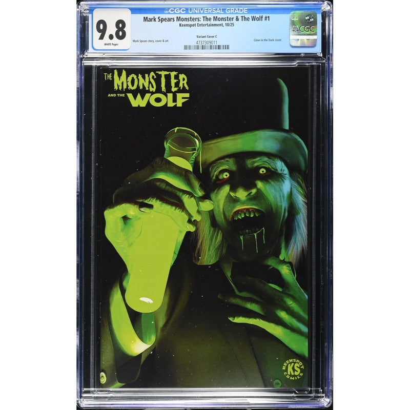 Mark Spears Monsters The Monster & The Wolf: #1 [Mark Spears CGC 9.8 CVR C - 1:500] 2025