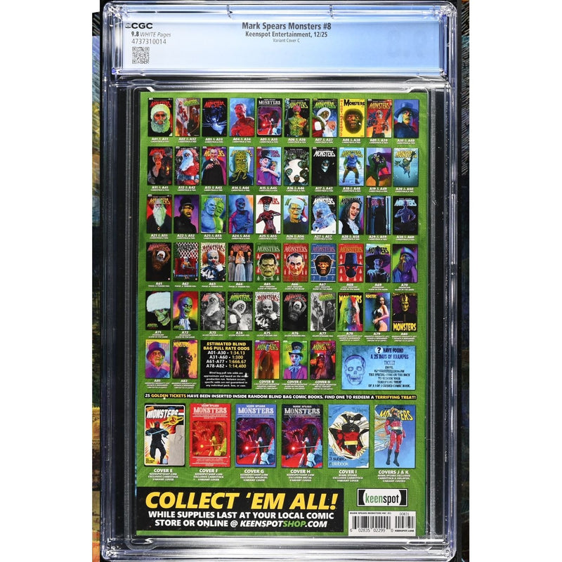 Mark Spears Monsters: #8 [Mark Spears CGC 9.8 CVR C - 1:500] 2025