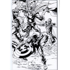 Marvel 1000 [Quesada B&W CVR C - 1:500] 2019 Comics Marvel Comics