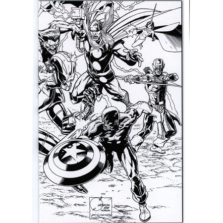 Marvel 1000 [Quesada B&W CVR C - 1:500] 2019 Comics Marvel Comics