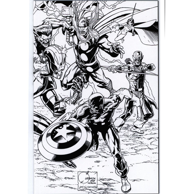 Marvel 1000 [Quesada B&W CVR C - 1:500] 2019 Comics Marvel Comics