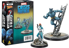 Marvel Crisis Protocol - Mystique and Beast Miniatures - CP 43 [Board Games, 2-4 Players] Board Game Marvel   