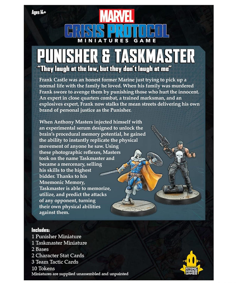 Marvel Crisis Protocol - Punisher and Taskmaster - CP 32 [Boards Games, 2 Players] Board Game Marvel   