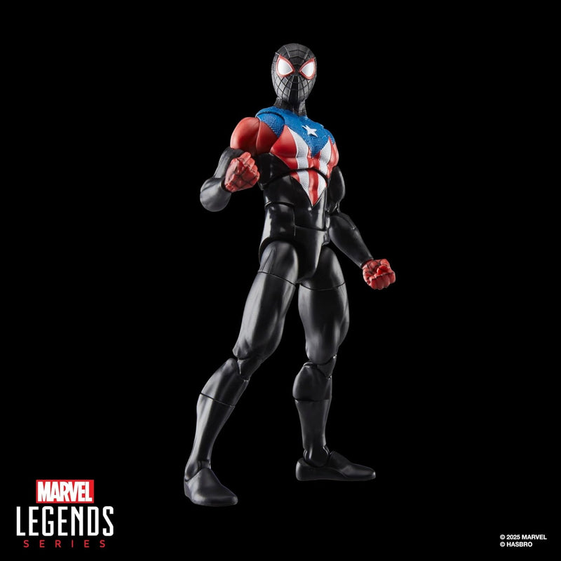 Marvel Legend Series Gamer Verse: Spider-Man 2 - Miles Morales Boricua Suit - 6" Action Figure Toys & Games Marvel