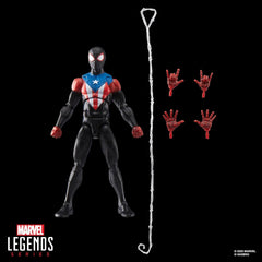 Marvel Legend Series Gamer Verse: Spider-Man 2 - Miles Morales Boricua Suit - 6" Action Figure Toys & Games Marvel