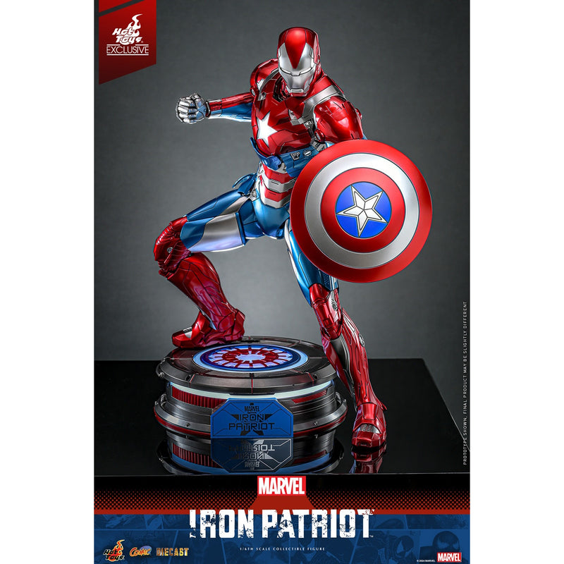 Marvel: Iron Patroit Scale Figure Toys & Games Hot Toys