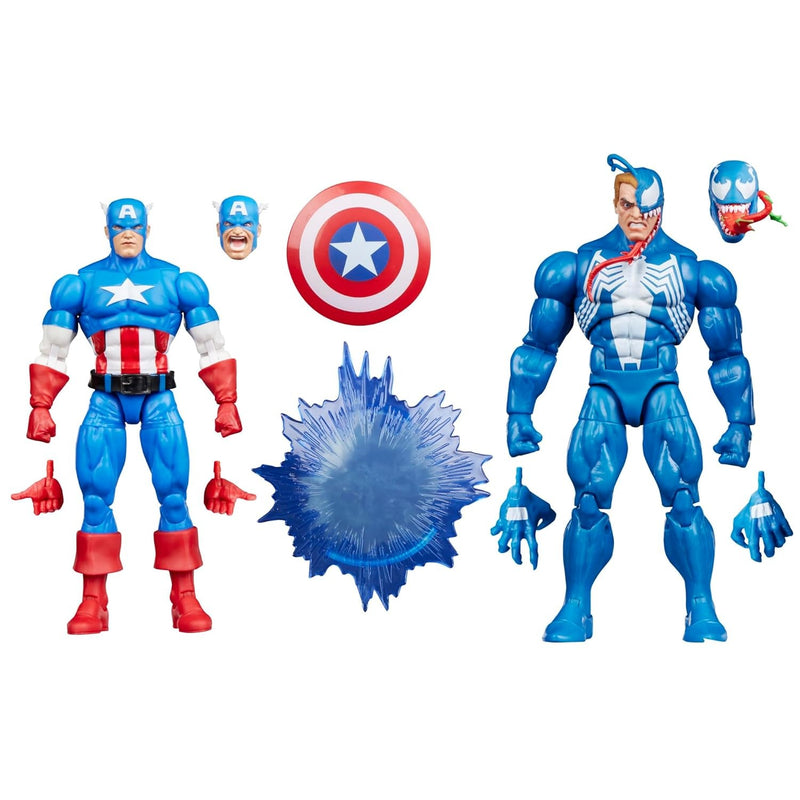 Marvel Legends Series: Gameverse - Captain America vs Venom Figures Toys & Games Hasbro